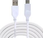 Mifkrt Off White Micro Usb Cable 1 M Data Cable For All Micro Usb Mobiles
