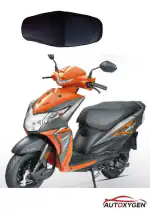Autoxygen Bike Scooter Seat Cover For Honda Dio BS-4 (Black) Auto Care Paint & Exterior Care