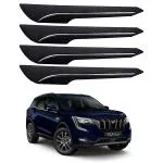 Oshotto (BP-04) Car Black Rubber Bumper Protector/Corner Moulding Compatible with Mahindra XUV 700 -(Set of 4 pcs)