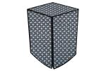 The Furnishing Tree PVC Washing Machine Cover Front Load LG 6.5 kg Inverter FHT1065SNW.ABWPEIL Interlocked Ropes Pattern Grey