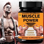 Zemaica Healthcare | Muscle Power Capsule | Body Strength Energy | Boost Body Power | Weight Gainer | Pack of 1