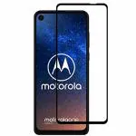 TECHSHIELD Motorola One Vision Black Tempered Glass Scratch Resistant Screen Protector 20 x 18 x 4 cm