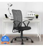 DIVANO MODULAR .PVT.LTD Modern India Mesh, Black & Grey office chair - DIY