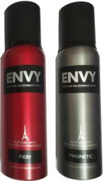 Envy Fiery Deodorant Spray, Magnetic Deodorant Spray Deodorant Spray, 120 Ml (Pack Of 2)