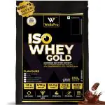 WellsPro Swiss Chocolate Flavour ISO Whey Gold Protein Powder 850 g (Pack of 5)