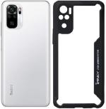 CarryWrap Back Cover for Infinix Hot 10s (Black, Transparent, Hard Case, Pack of: 1)