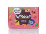 Whip Up Magic Wobbles DIY Real Fruit Jelly Activity Kit - 120g [Shaped moulds & 3 flavoured pouches -Strawberry, Pineapple and Mango| No artificial colour/ Flavours/ Preservatives| Pure Vegetarian]