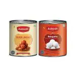 Aakash Gulab Jamun And Rasgulla Combo 1kg Each (Pack Of 2)