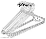Buyer's Choice Stainless Steel Wardrobe Cloth Hanger (Standard)- Pack of 12