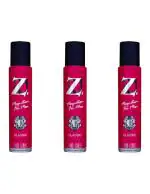 Z. Magnetism for Men Deo 120 ml Perfume Body Spray (NO GAS) - Pack of 3