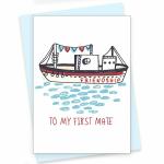 Rack Jack Friendship's Day Funny Greeting Card - To My First Mate