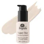 Angeala Full Coverage Waterproof Non-Transferable Foundation, 12-Hour Long Wear 01 Fair Porcelain, 30Ml