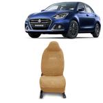 Kingsway Towel Fabric Car Seat Covers for Maruti Suzuki Swift Dzire, 2020 Onwards Model, Material: 100% Cotton, Color : Beige, Complete Set of All Seats (Car Specific Front + Rear Seat Covers)