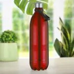 Atlasware Stainless Steel Hot & Cold Vacuum Bottle (2000 ml)-RED