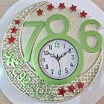 Zulu Premium 786 Islamic Clock (30*30cm)