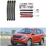 Feelitson Black Car Bumper Protector Safety Guard Single Strip For Xuv 500 New (Pack Of 4)