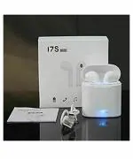 IIVAAS i7s Bluetooth Truly Wireless In Ear Earbuds with Mic (White) l Wireless Charging Case| Bluetooth Airpods| Wireless Airpods| Earphone| Earbuds| Earpods