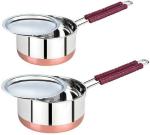 Neervika Sauce Pan 16.5 cm diameter with Lid 2 L, 1.5 L capacity (Stainless Steel)