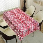 Dakshya Industries Flower Design 6 Seater Without Lace| Size - 54X78 Inch | Dining Table Cover| Table Cover |Waterproof & Heat Resistant,Polyvinyl Chloride (PVC),Rectangular,( Pack of 1 )Part-5
