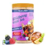 Teacurry Wildberry Instant Iced Tea (160 Gram) - No Artificial Flavor, No Chemicals - Natural Refreshing Cooling Wild Berry Iced Tea