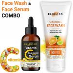 Elibliss Vitamin C Gel Face Wash and Serum (Pack of 2)