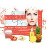 NICONI Insta Uplift Facial Kit for Fairness and Glow Anti-Aging And Wrinkle Correction Facial Kit for Women and Men - 53g (Single Use)