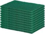 Whinsy (Pack of 10) Multipurpose Clean Scrub Sponge Cleaning Pads (Green) -10 Pieces