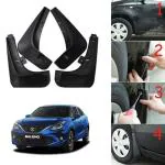Oshotto Mud Flap (O.E.M Type) Compatible with Maruti Suzuki BALENO 2015,2016,2017,2018,2022,2020 (Set of 4)