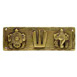 pujaNpujari Tirupati Balaji Shanku Chakra Namam Showpiece for Wall Hanging Main Door Decorative Showpiece