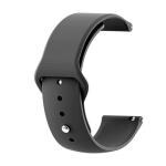 LIDDU Silicone Smart Watch Strap for Fastrack Reflex Curve (Black)