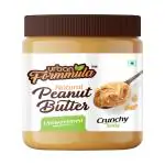Urban Formmula Unsweetenend Peanut Butter | 30% Protein | Made with 100% Roasted Peanuts | No Added Sugar & Salt | Plant Based Protein Peanut Butter (CRUNCHY, 500 g