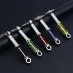 VASUSS Car Coilover Shock Absorber Suspension Spring Mechanism Metal Keychain-Precision Engineered Designed Keyring for Car, Bike, Auto, Home, Office Keys-Ideal Gift for Boys and Men (Color may vary)