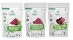 NISARG ORGANIC FARM Combo of Beet Root, Hibiscus, and Prickly Pear Powder I Suitable for Skin, Hair, Face, Weight Management, Immunity & Health Supplement I Traditional Method Made - 100g x 3 Pack