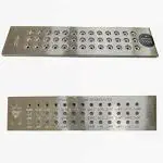 JOHNSON TOOLS Jewelry Making Tungston Carbide Wire Drawplate