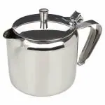 finality Stainless Steel Tea Serving Pot with Handle-Tea Coffee Kettle Medium Capacity-450ml Silver