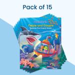Purple Turtle Best Birthday Return Gifts, Purple And Goople Explore The Ocean World - PB (Pack of 15)