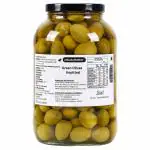 Urban Platter Whole Green Gordal Olives Unpitted, 3.95kgs (Drained Weight - 2.4kgs)