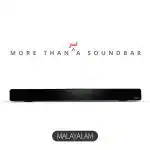 Saregama Carvaan Malayalam Musicbar SCB130, 60W Soundbar with 1000 pre-Loaded Songs, FM, Bluetooth, HDMI, Co-axial, Aux in, USB, Remote Control, 4 Audio Modes & Carvaan Signature Sound (Cosmos Black Color)