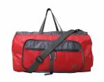 Harissons Bags Multicolor Polyester Dolphin Dx Foldable Travel Duffel Bag (HB1176REDDGREY)