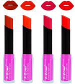 OUR BEAUTY Multicolor Rich Color Matte Lipsticks Set (Set Of 4)