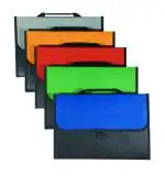 Shining Zon 13 Pocket Expanding File Folder with Handle A4/FC Letter Size (Pack of 4)