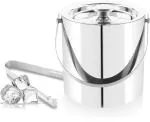 Sepla Stainless Steel Double Wall Ice Bucket 1.5L with Tong