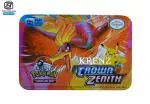 MOONZA Pokemon Playing Cards Sword & Shield Crown Zenith TCG Tin Box With Cards (Multicolor)