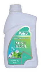 PL SUPER PALCO MINT KOOL Radiator Coolant (1L) for all kind of Petrol/Diesel Engines Cars, Jeep, Vans, Commercial Vehicles and Stationary Engines Operating with Water as a Cooling Medium