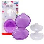 Adore Embrace Premium Super Soft Silicon Breast Shield with Storagr Case-1 Pair