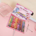 Roslet 99 Colors Via Letvass Eyeshadow Palette Matte, Glitter Highly Pigmented Eye Shadow Makeup Kit