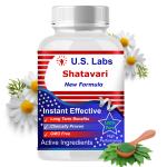 US Labs Shatavari Capsule Pure Herbal Supplement for Women's Health, Hormone Balance, and Fertility Support