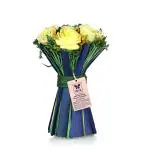Iris Home Fragrances self standing Yellow Flower Boquet- Unscented- 250g