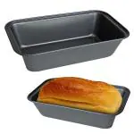 MyHomesWorld Aluminium Non Stick Coated Cake Baking-Tray,Microwave Oven Baking Tool,Pan,Specially for Making Tea Times Cake,Tutty Fruity Cake Maker, Bread Loaf Mould Pan,25.5cm ( MULTICOLOR )