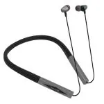 Hitage NBT-2865 Glam Series Limited Edition 30 Hours Music Playtime 39 Hours Talktime Music Waves Orignal Sound Wireless NeckbAnd Bluetooth Headset (Silver, In the Ear)